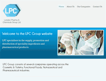 Tablet Screenshot of lpc-grp.com